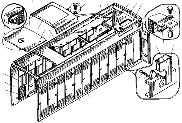 Кузов над дизель-генератором